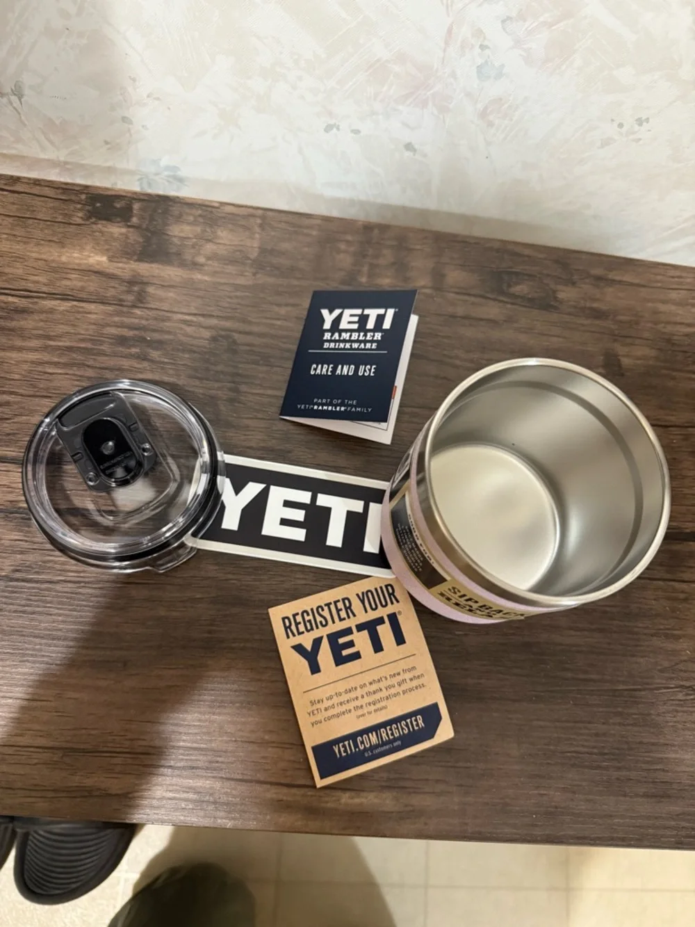 NWT YETI Rambler 10 oz Cherry Blossom - Picture 6 of 7